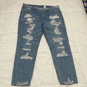 H&M size 12 boyfriend jeans